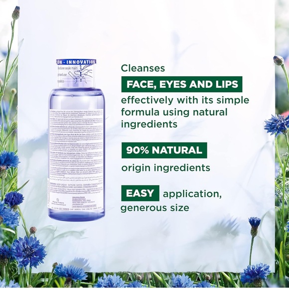 Klorane Micellar Water Make-Up Remover Organic Cornflower, Face-Eyes-Lips 400ml - Picture 4 of 4